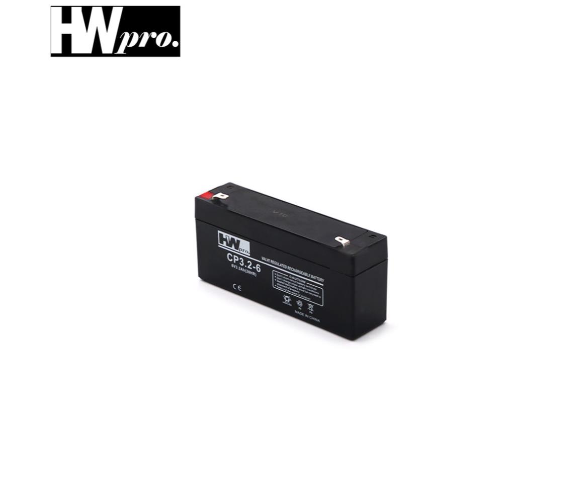 HW 6V 3.2Ah Lead Acid Battery