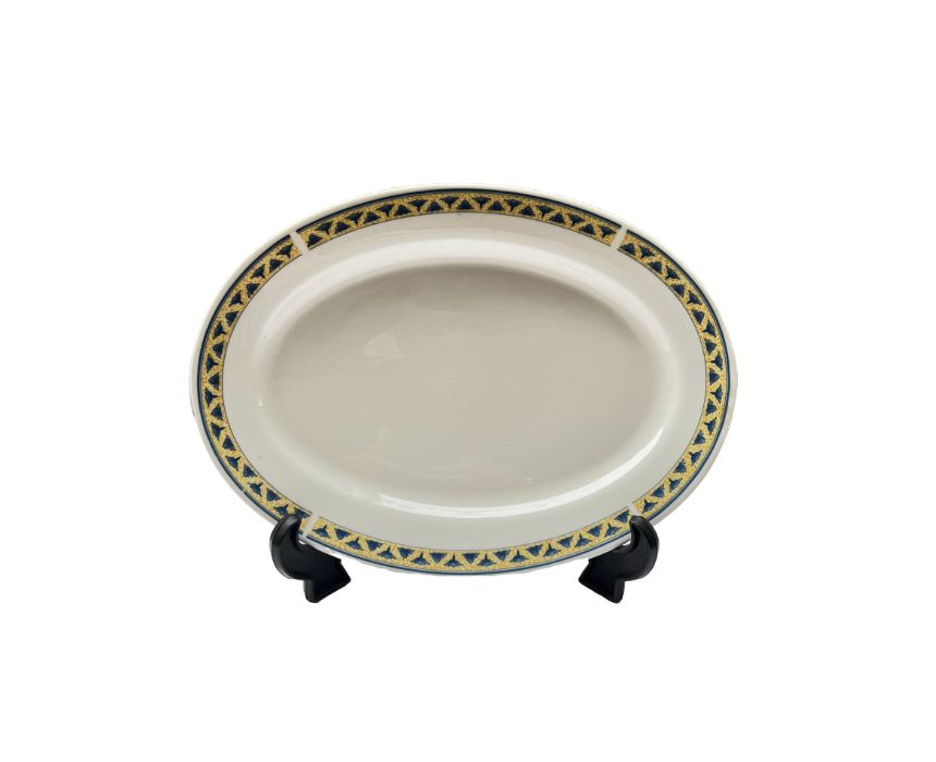 Patterned Serving Porcelain Plate