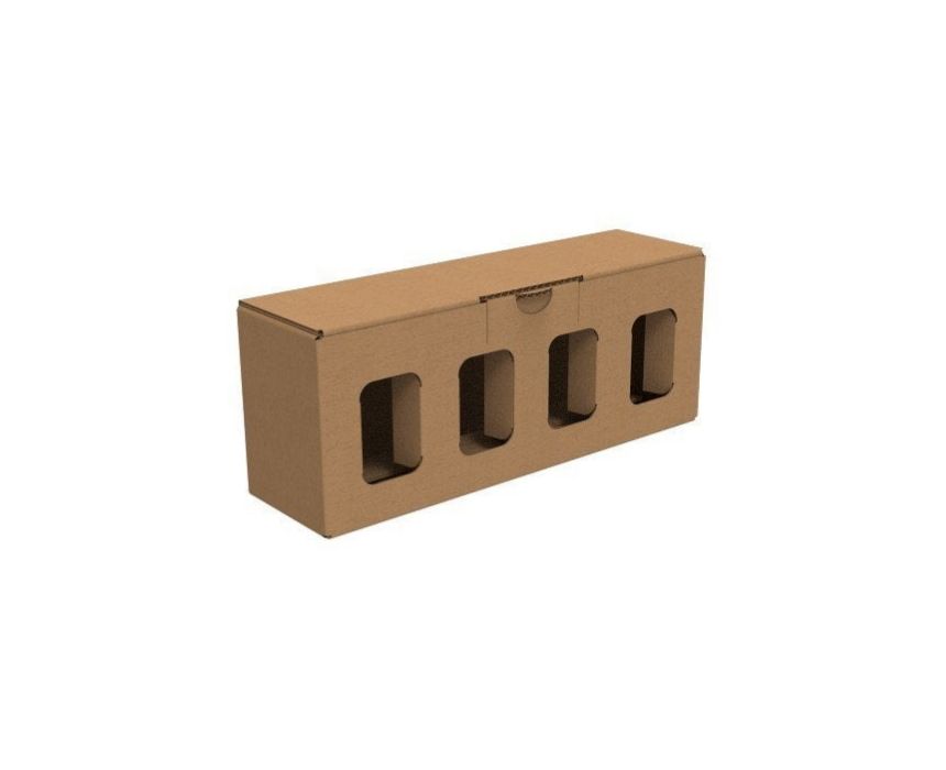 Jar Delivery Box With Windows Bundle of 25