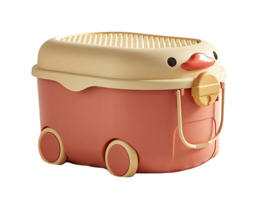 Dotty Duck Storage Box with Wheels
