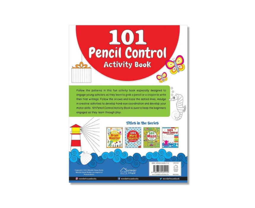 101 Pencil Control Activity Book