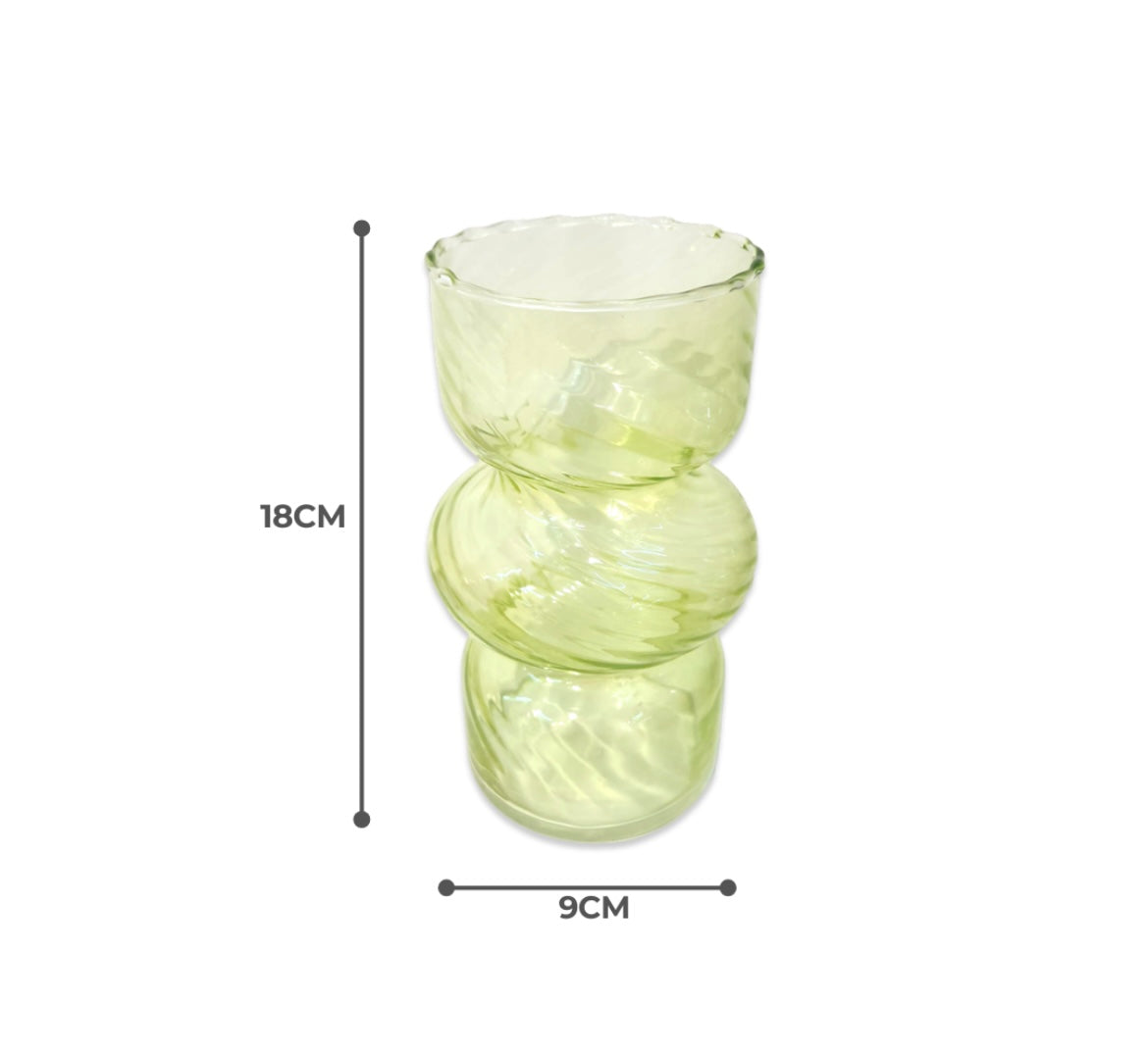 Swirl Glass Vase