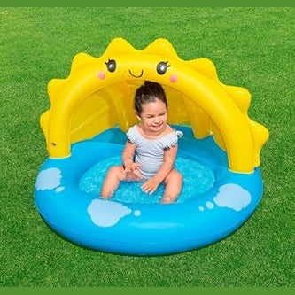 Bestway Sunny Days Shaded Kiddie Pool 1.01m x 97cm x 71cm by Bestway