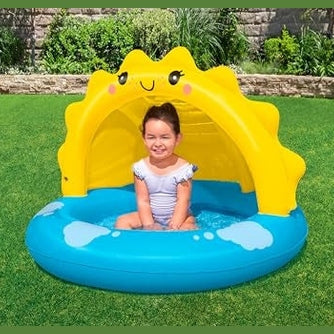 Bestway Sunny Days Shaded Kiddie Pool 1.01m x 97cm x 71cm by Bestway