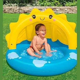 Bestway Sunny Days Shaded Kiddie Pool 1.01m x 97cm x 71cm by Bestway