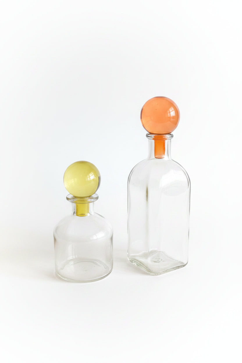 Multicolor Vase with colored cap