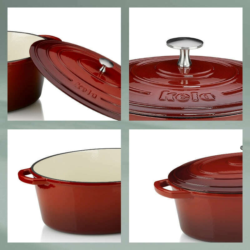 Red Roasting Tray Calido - 3.8L Dutch Ovens Red Roasting Tray Calido - 3.8L Red Roasting Tray Calido - 3.8L Kela