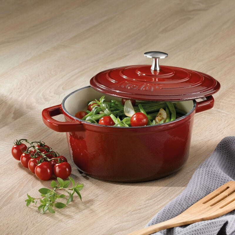 Red Roasting Tray Calido - 3.8L Dutch Ovens Red Roasting Tray Calido - 3.8L Red Roasting Tray Calido - 3.8L Kela