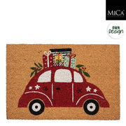 Doormat Car Red 60x40x1.5 cm
