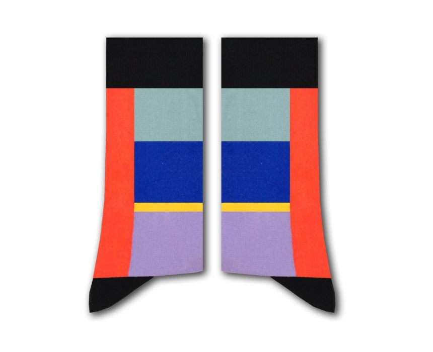 Geometric Long Socks