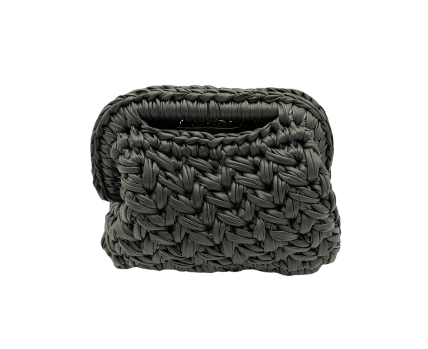 The Recta Clutch in Olive Matte Leather