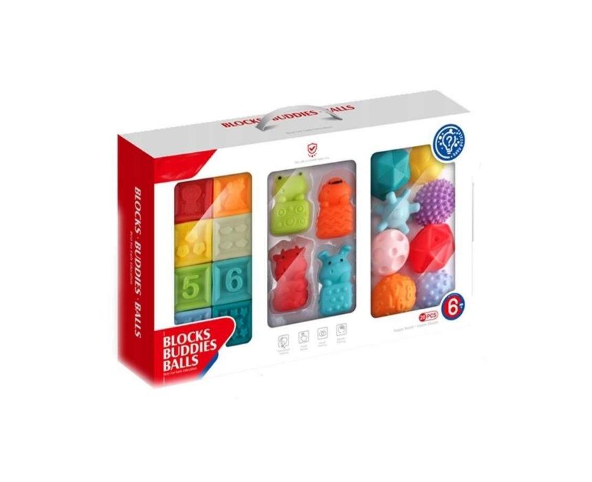 Soft Rubber Blocks And Balls