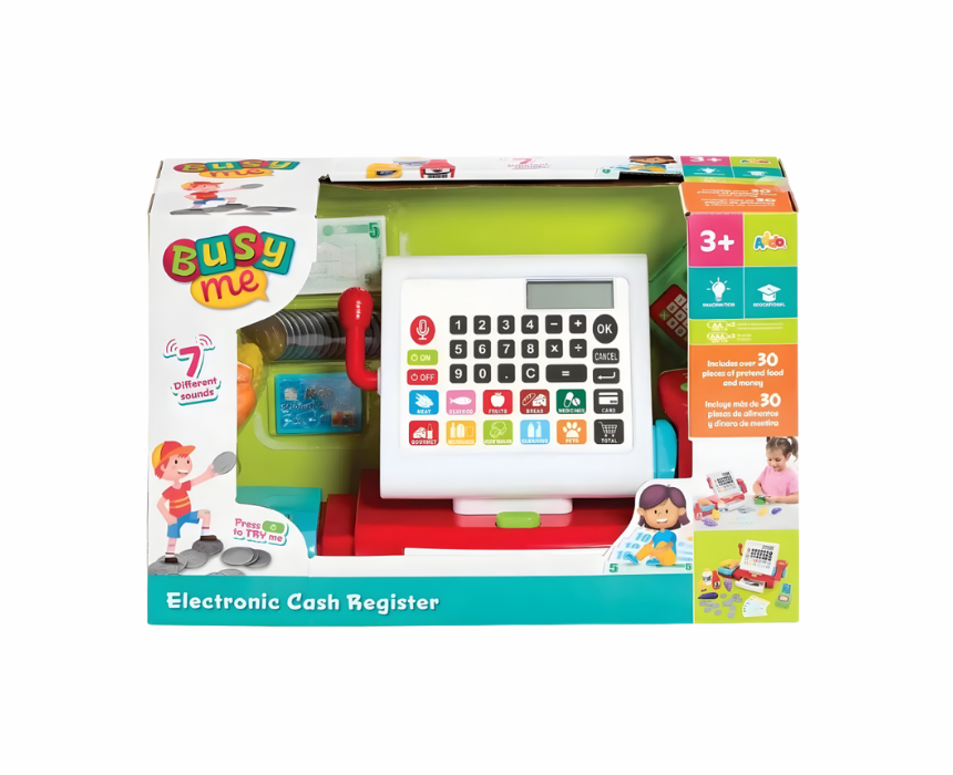 Addo Busy Me Electronic Cash Register 30 Accessories