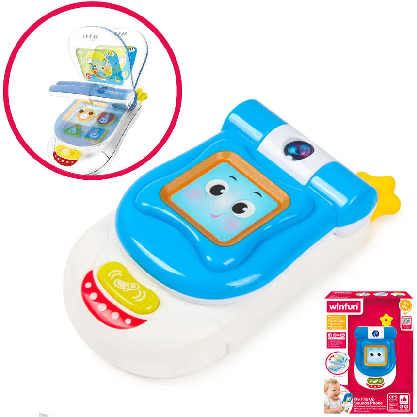 My Flip Up Sounds Phone Toddler's Toys My Flip Up Sounds Phone My Flip Up Sounds Phone WinFun