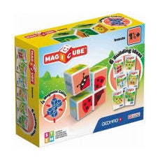 Geomag Magicube Small Animals Building Set, STEM Educational Toy by Geomag