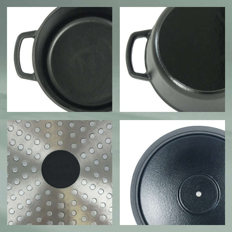 Black Roaster Calido Round 5L Dutch Ovens Black Roaster Calido Round 5L Black Roaster Calido Round 5L Kela