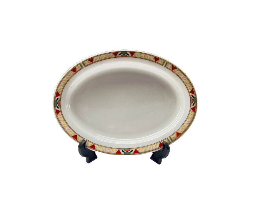 Patterned Serving Porcelain Plate