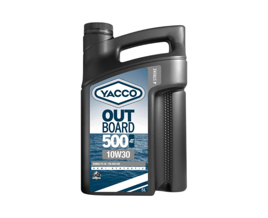Yacco 10W40 4T Outboard Marine Engine Oil - 5 L - Made in France