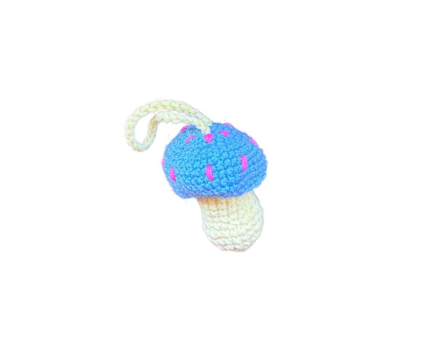 Mushroom Blueberry Bliss Keychain