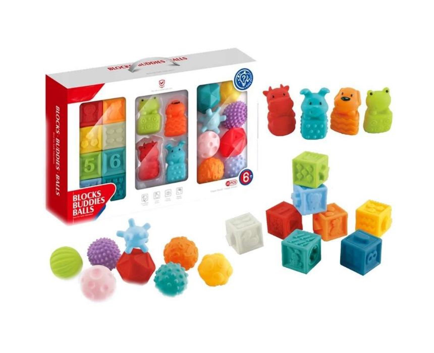 Soft Rubber Blocks And Balls