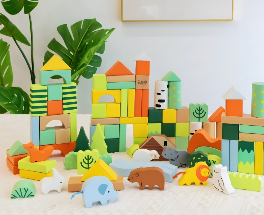 Classic World Large Forest Building Blocks