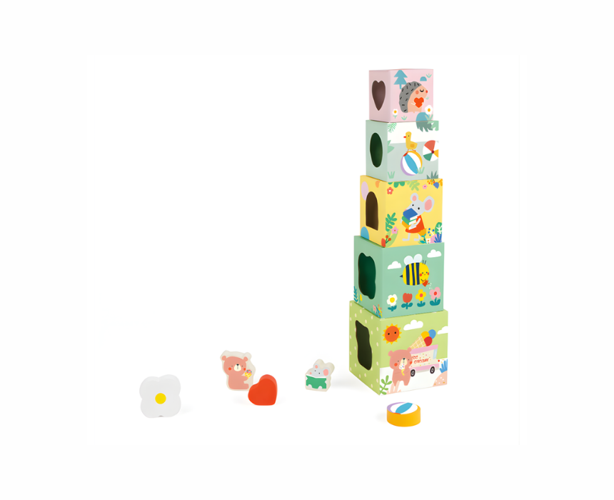 Classic World Forest Stacking Cubes