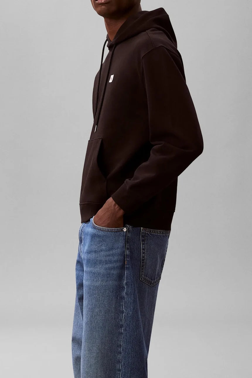 Calvin Klein Terry Badge Hoodie Black