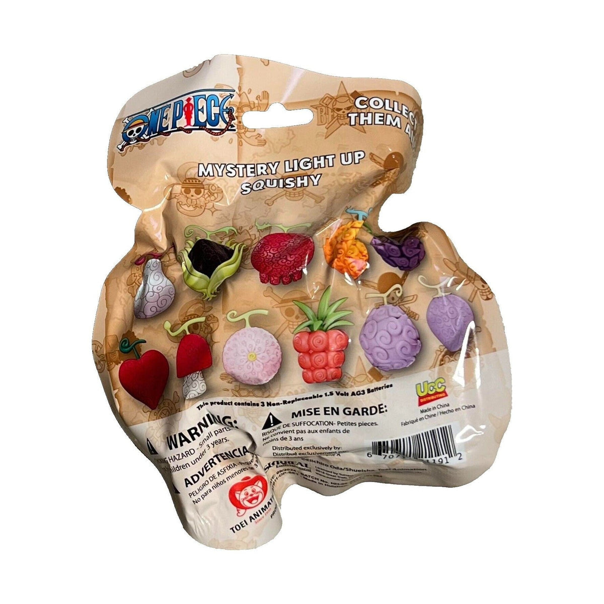 UCC One Piece Mystery Light Up Squishy Stress Ball by UCC