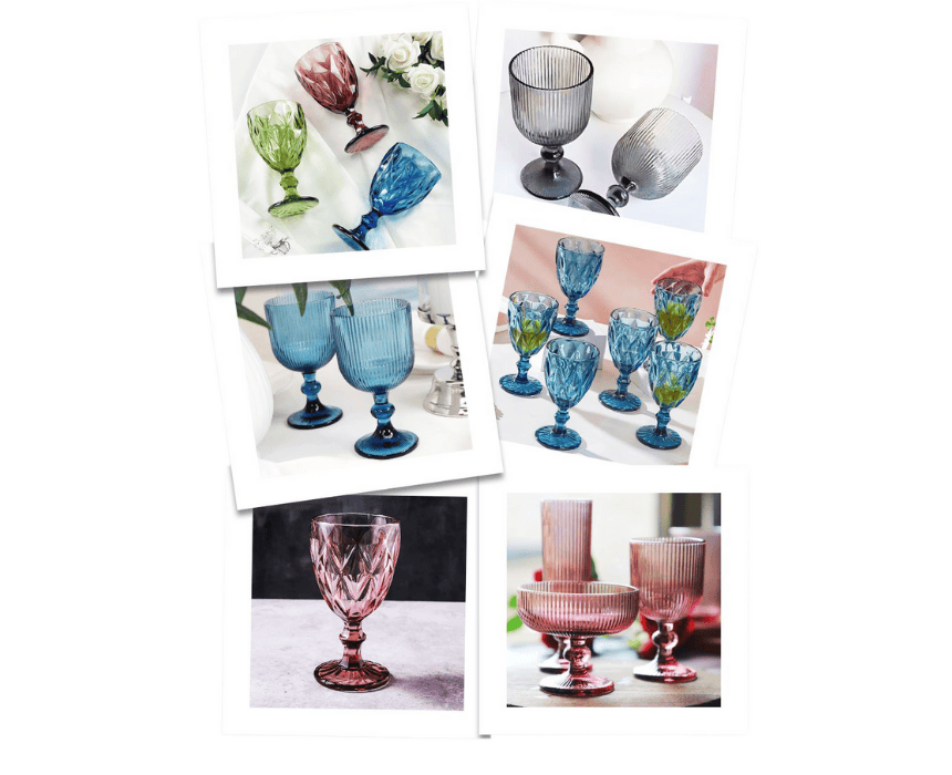 Colored Glass Set