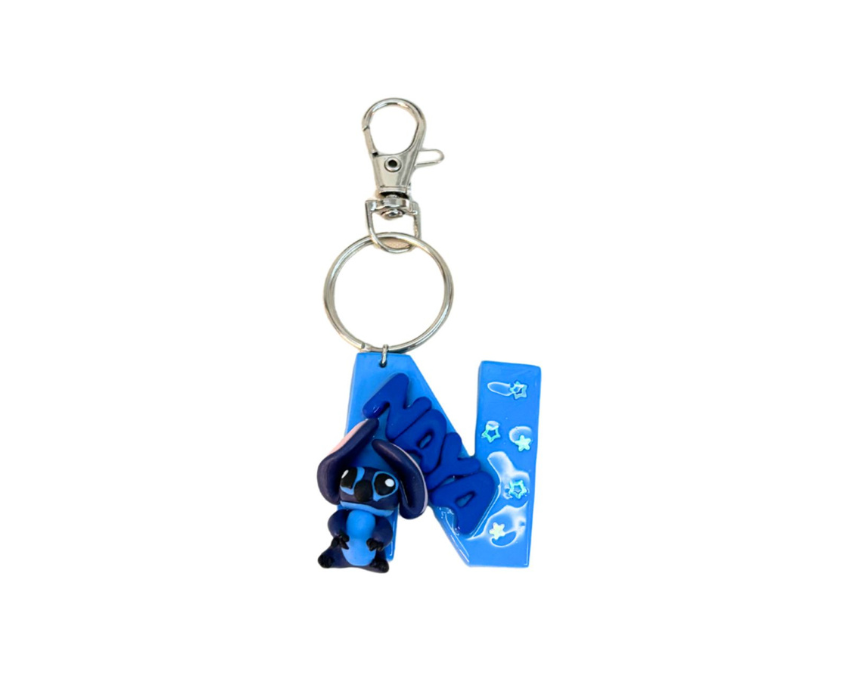 Personalized Stitch Keychain