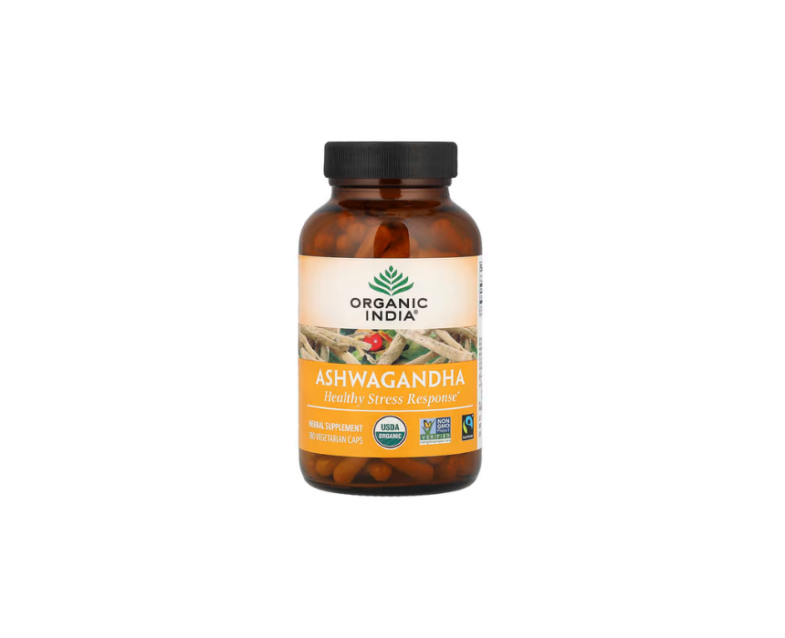 Organic India Ashwagandha 180 Vegetarian Capsules