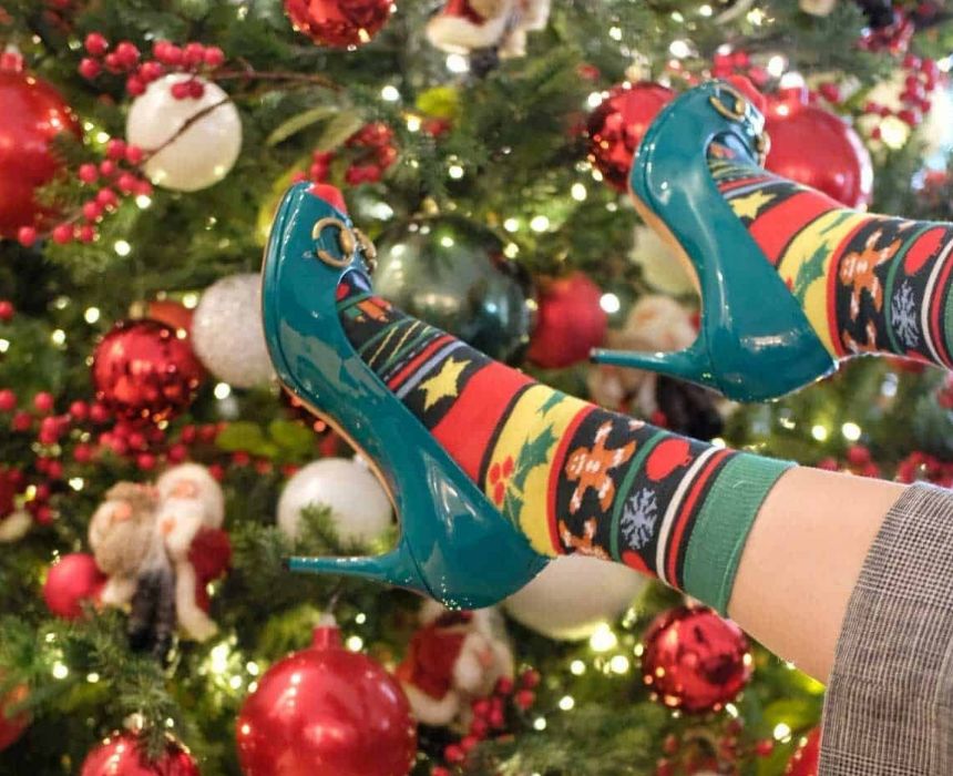 Ugly Christmas Long Socks