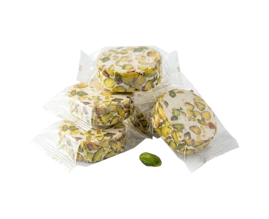 Nougat Coin with Pistachio
