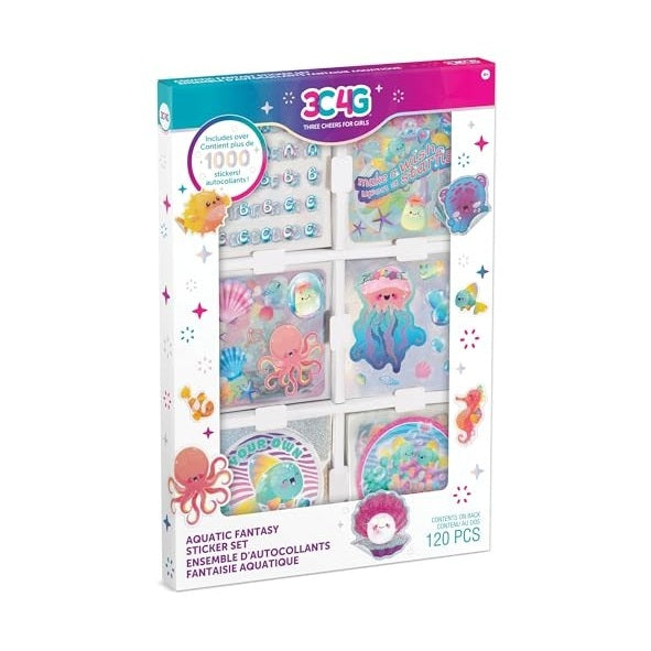 Make It Real Aquatic Fantasy Sticker Set by 3C4G