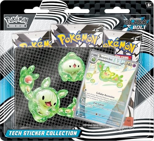Pokémon TCG Scarlet & Violet Black Bolt Tech Sticker Collection