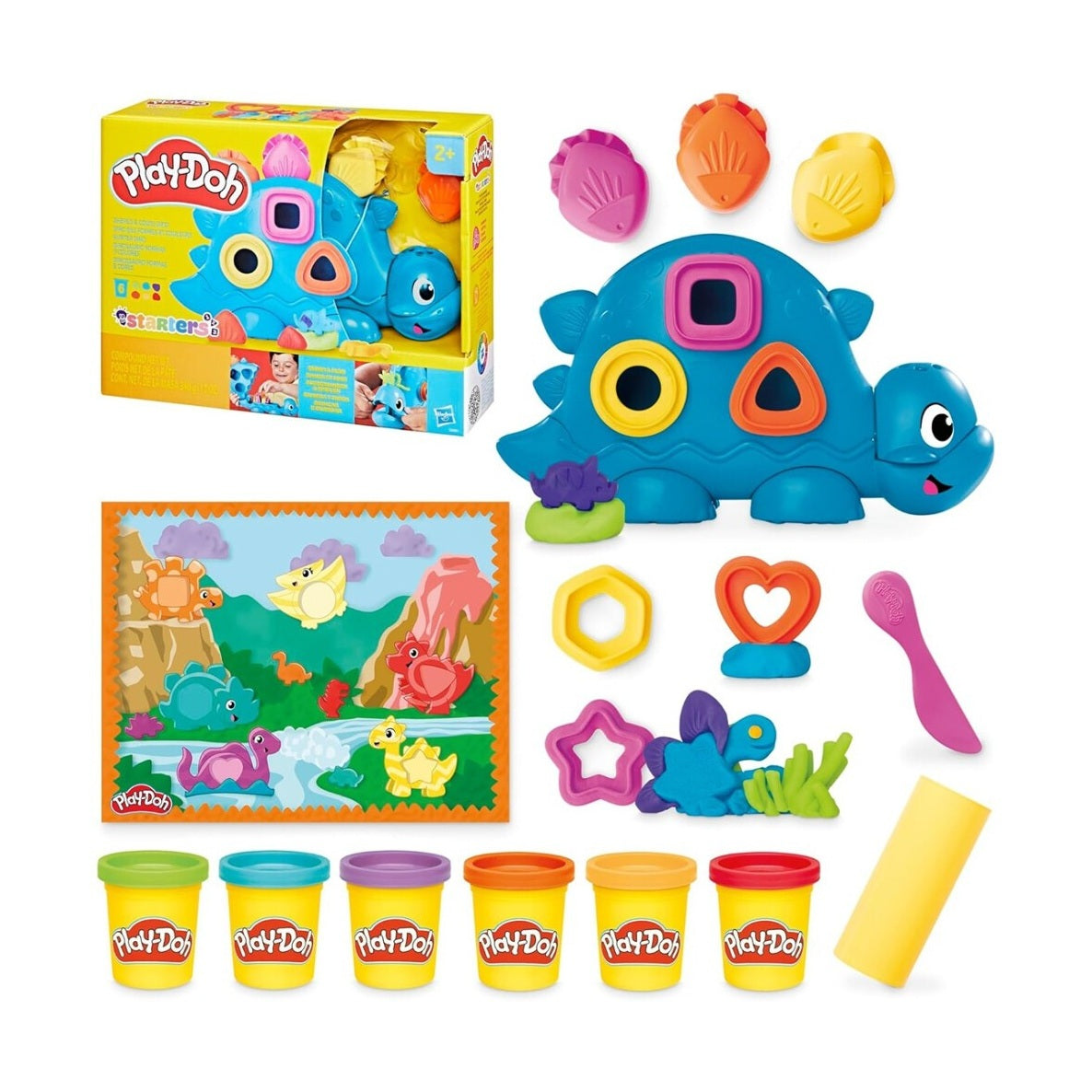 Play-Doh Dinosaur Shapes & Colors Starter Set by Play-Doh