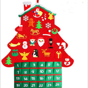 Christmas Tree Advent Calendar Reusable Felt