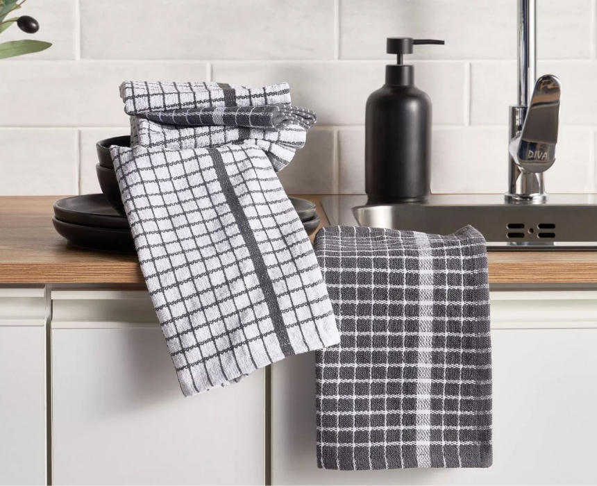 Dish Cloth Set Checked