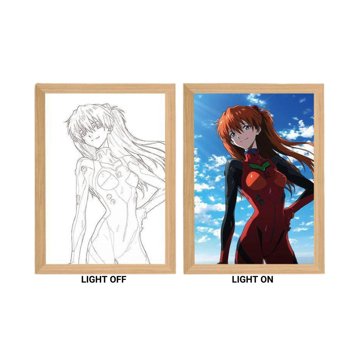 Evangelion Asuka Langley Soryu Light Painting - Nakama Lebanon