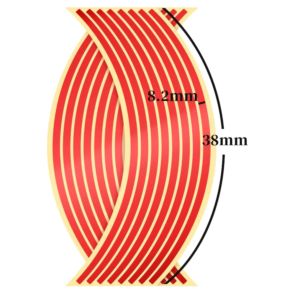 Strips Wheel Sticker Reflective
