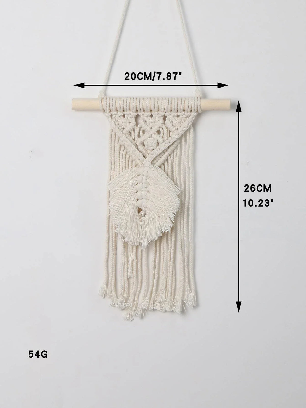 Macrame Wall Hanging Decoration 20 x 26 cm