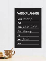 Weekly Planner Blackboard Sticker
