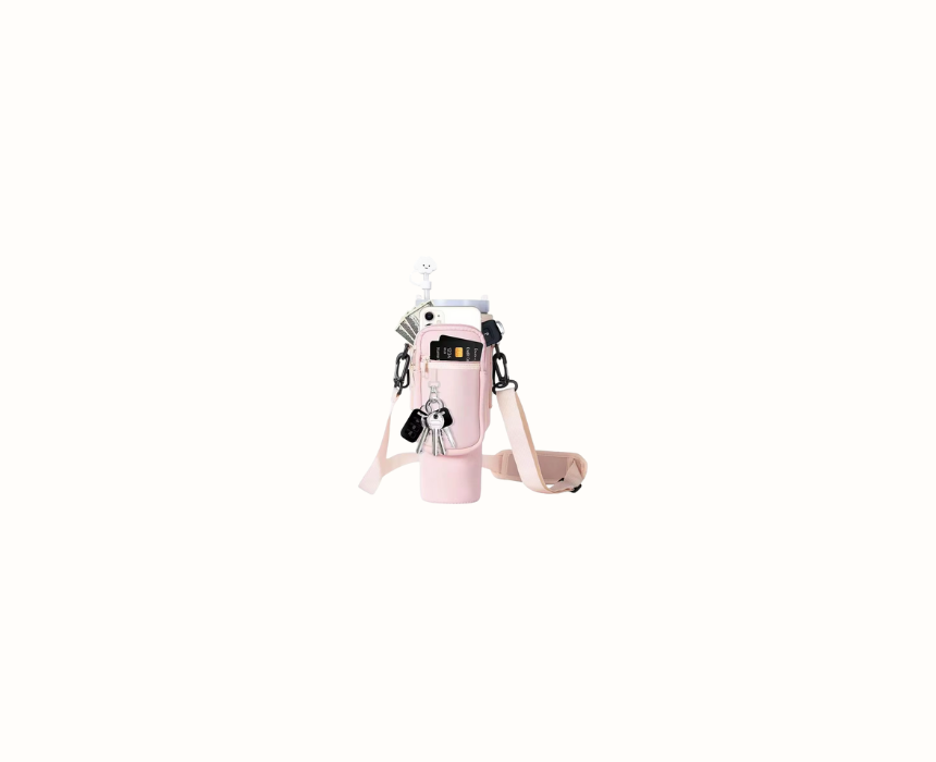 Stanley Bottle Cup Carrier Bag with Pocket