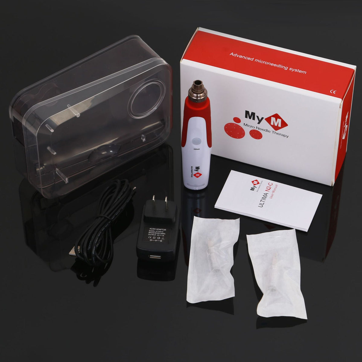 My M Derma Pen 12 Needles with 2 Cartridges
