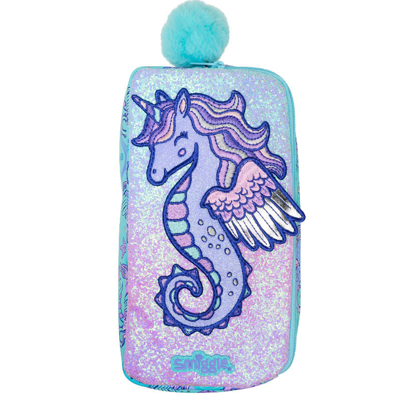 Smiggle Pencil Case | Sea Horse