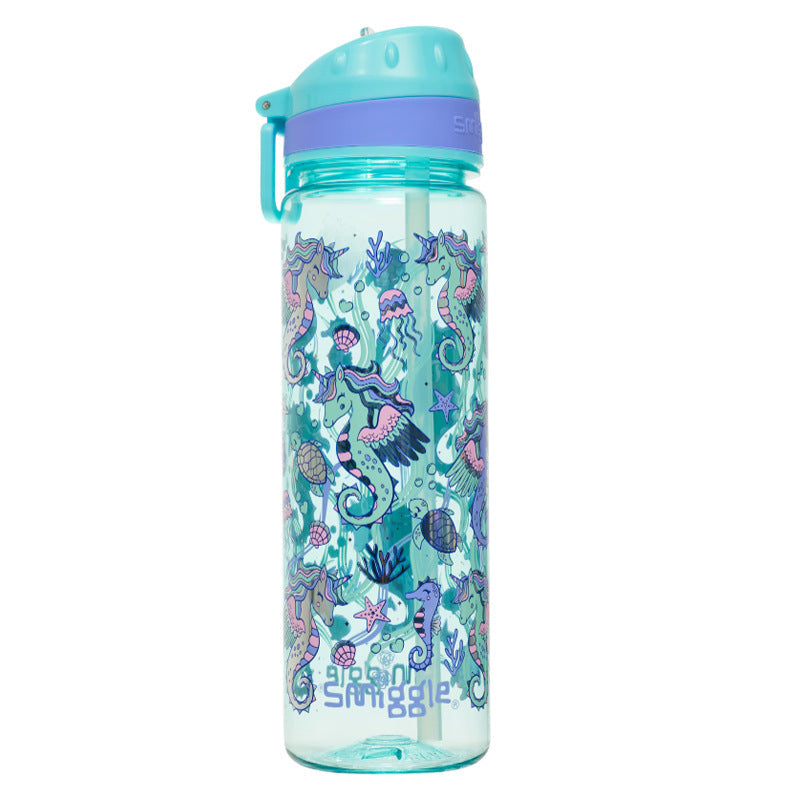 Smiggle Water Bottle - Sea Horse | 650ml
