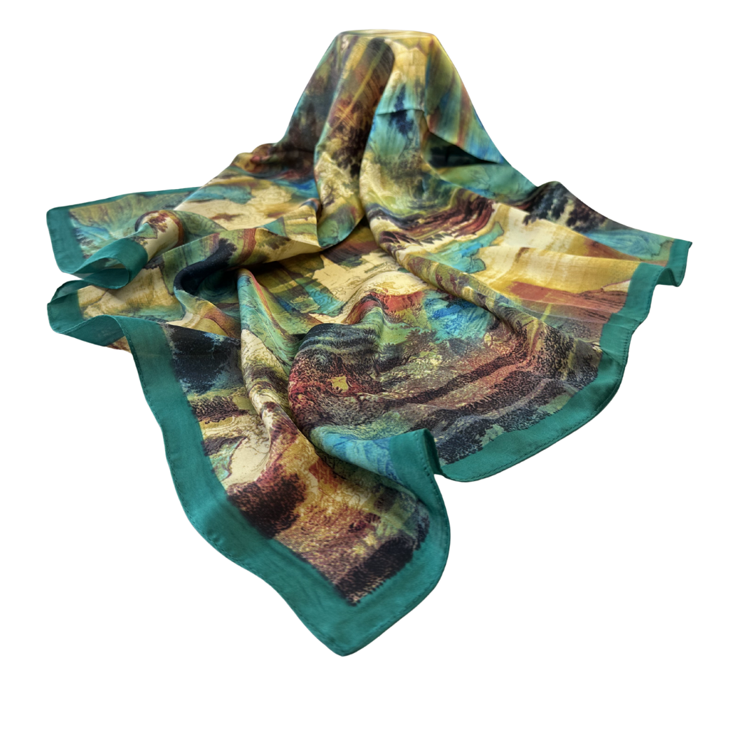 Les Roses d’Azur Scarf - Terres Nomades