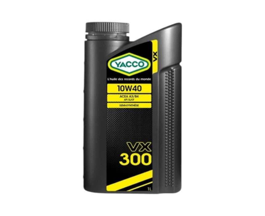 Yacco VX 300 10W40 Semi-Synthetic Engine Oil - 1 L - Made in France