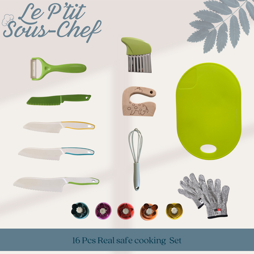 Le P'tit Sous-Chef Montessori Kitchen Set