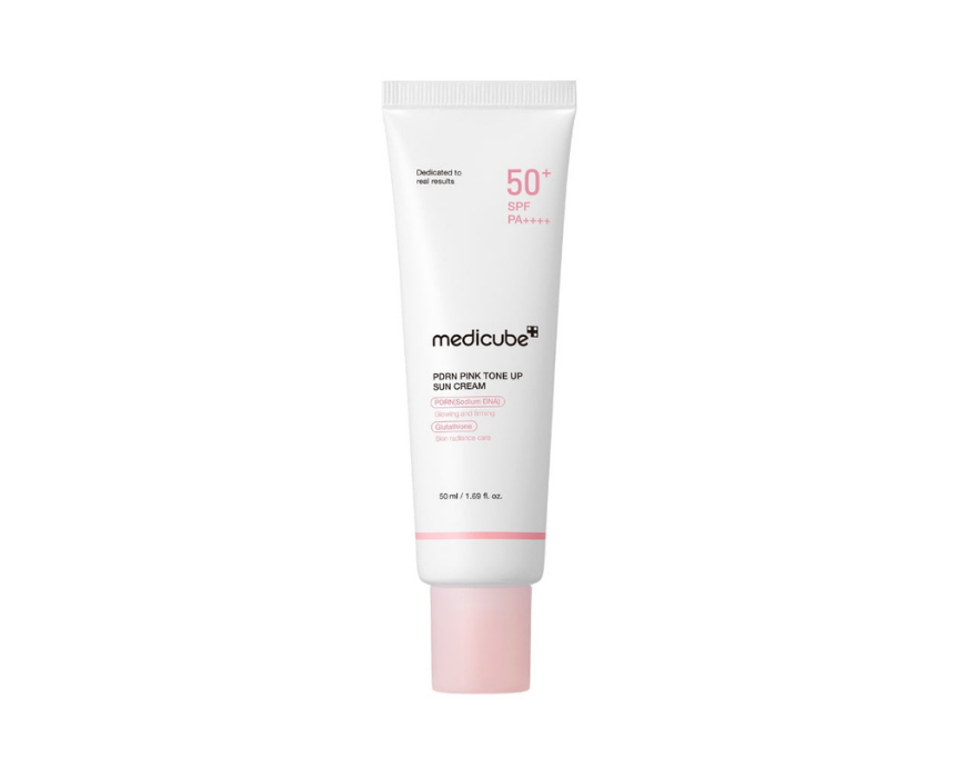 Medicube PDRN Pink Tone Up Sun Cream SPF50+